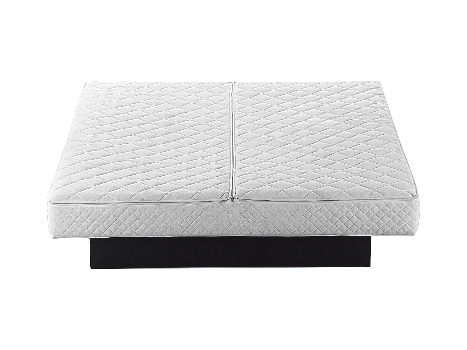 Wasserbett Stoff ALBI 160 x 200 cm Grau
