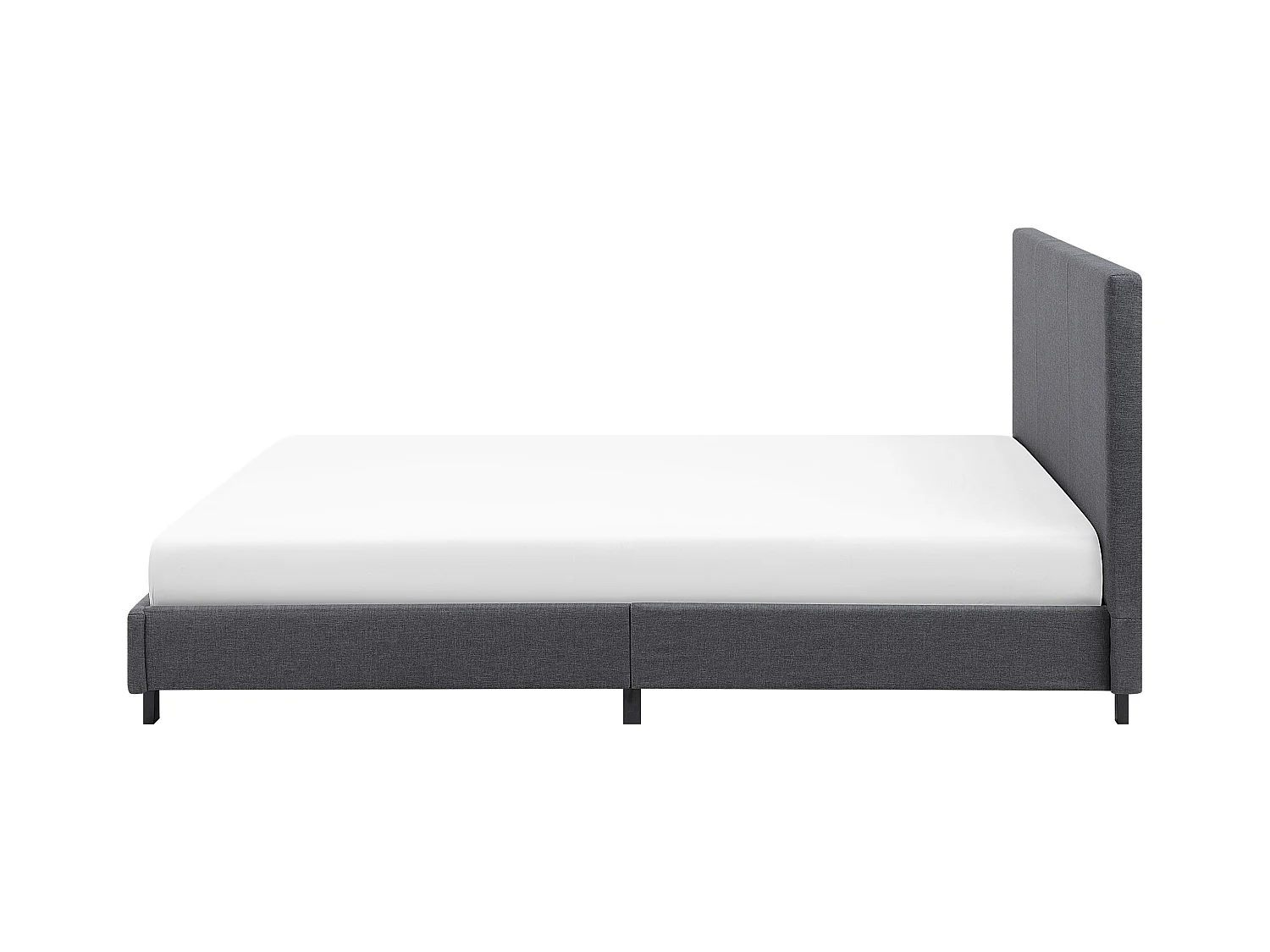 Wasserbett Stoff ALBI 160 x 200 cm Grau