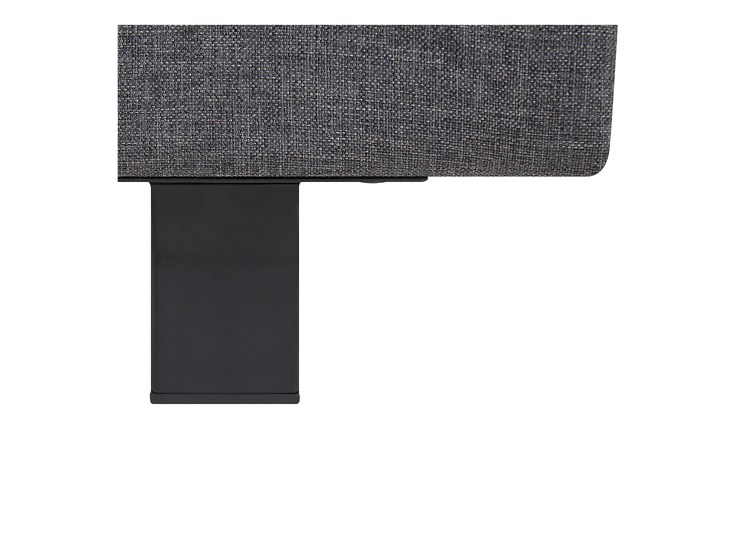 Wasserbett Stoff ALBI 160 x 200 cm Grau