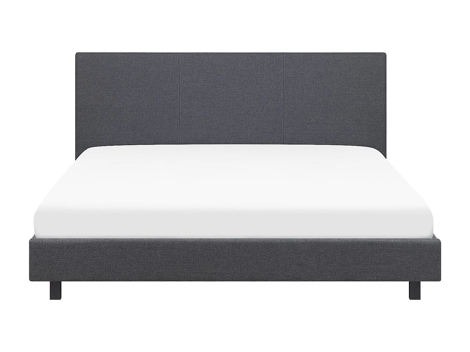 Letto ad acqua Tessuto ALBI 160 x 200 cm Grigio