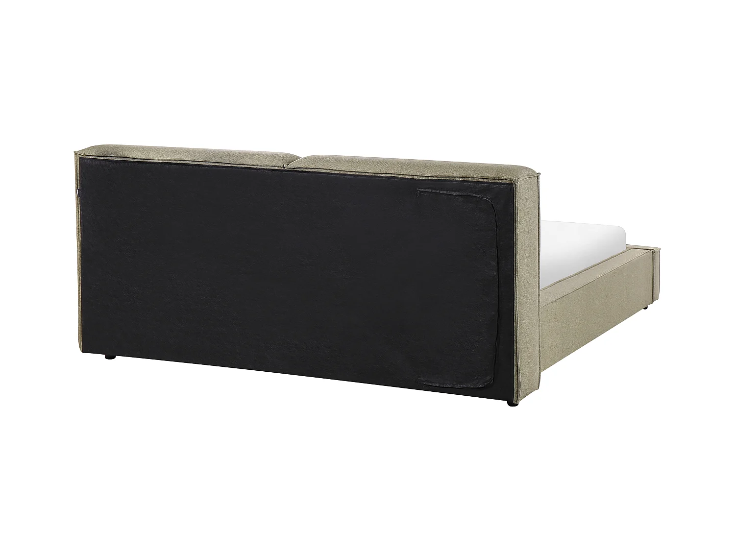 Bett mit Lattenrost Stoff LINARDS 160 x 200 cm Grün