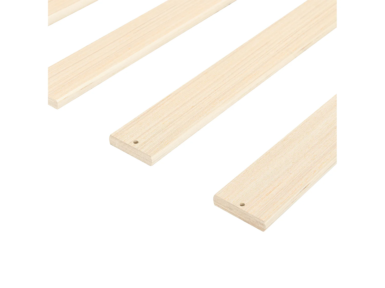 Bed WIZERNES 160 x 200 cm Licht eikenhout