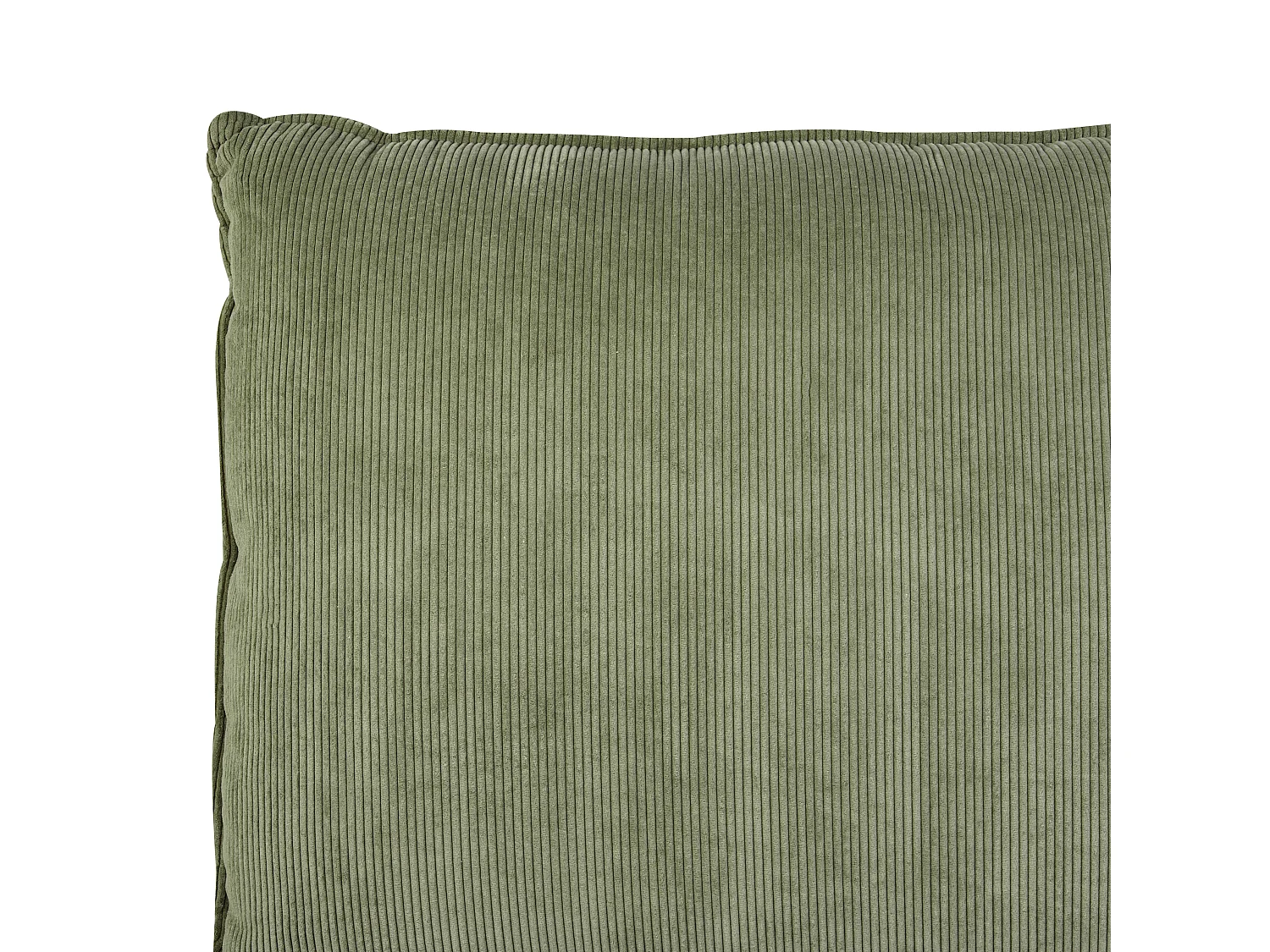 Letto ad acqua Velluto a coste VINAY 160 x 200 cm Verde oliva