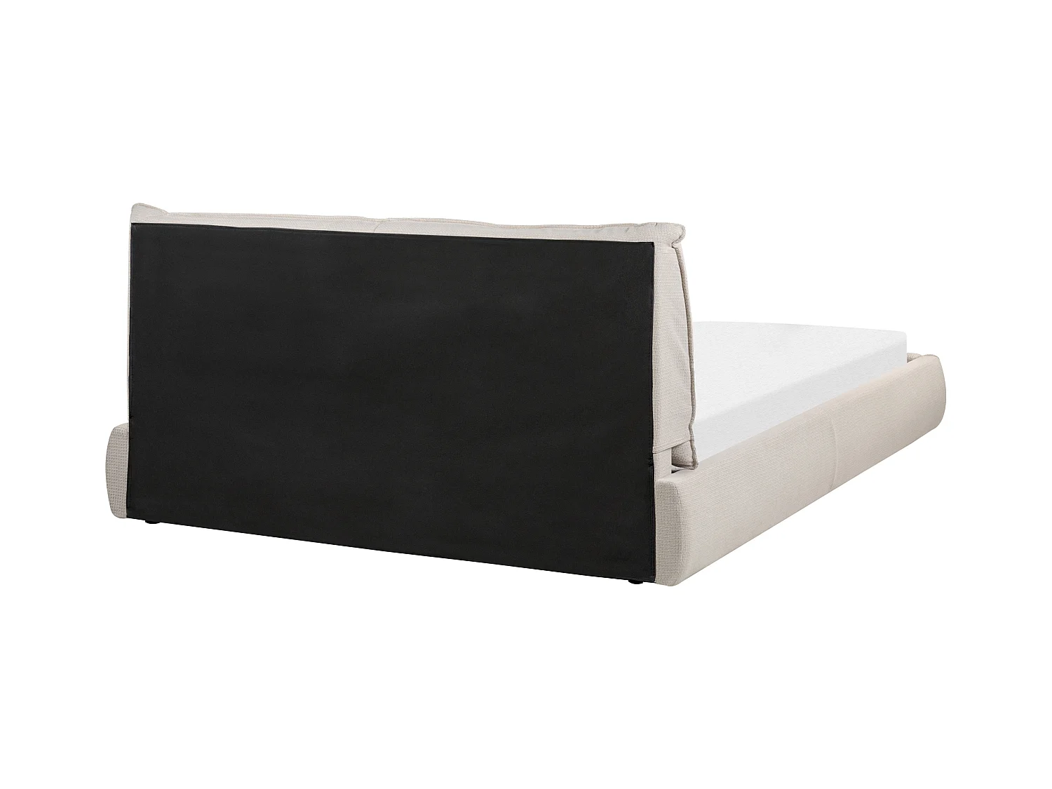 Lit à eau Tissu VINAY 160 x 200 cm Beige