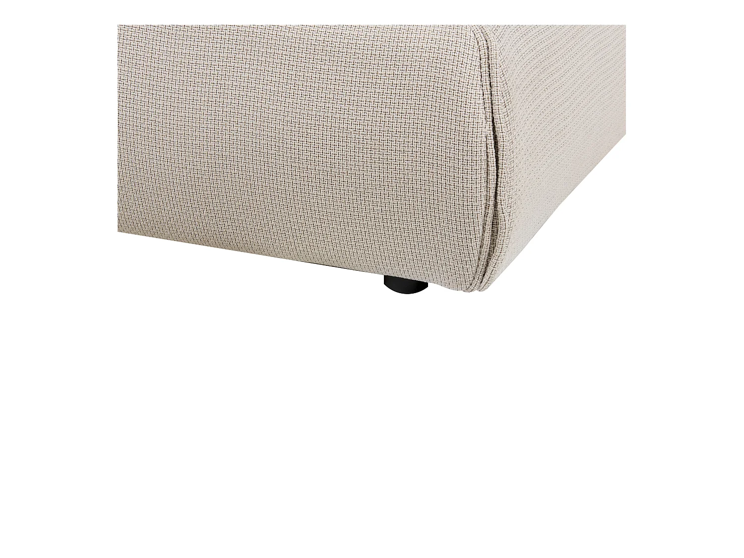 Lit à eau Tissu VINAY 160 x 200 cm Beige