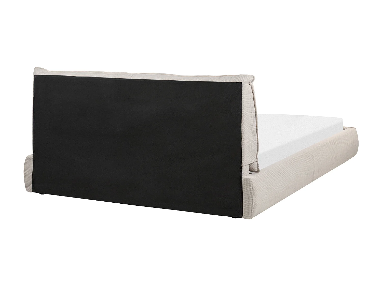 Lit à eau Tissu VINAY 160 x 200 cm Beige