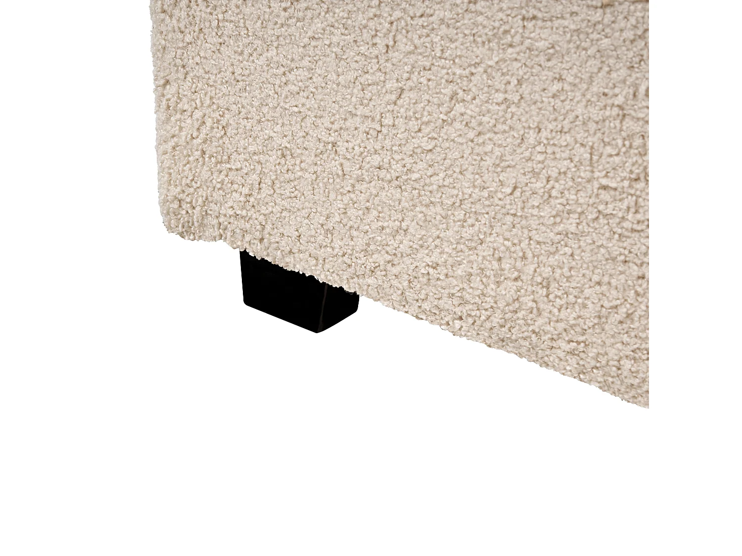 Lit à eau Bouclé VAUCLUSE 160 x 200 cm Beige