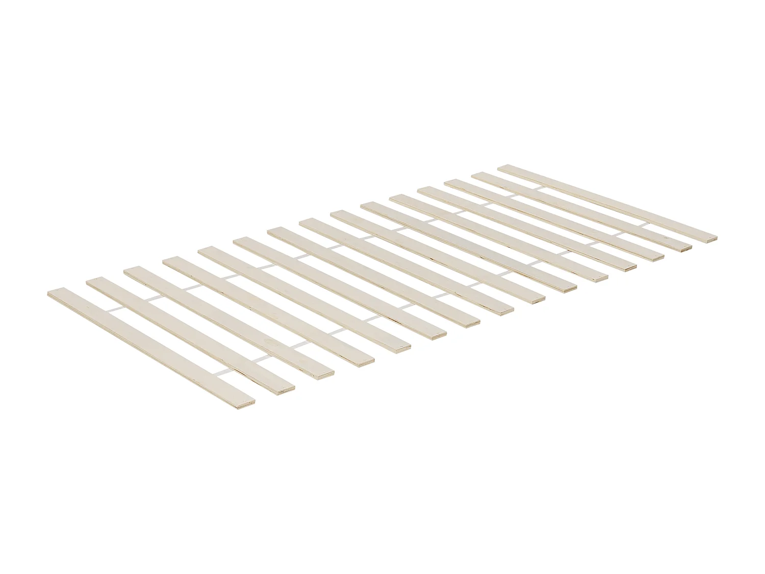 Lit avec sommier Bois de pin OLENDON 90 x 200 cm Blanc