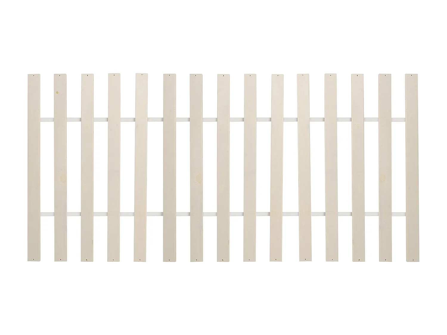 Lit avec sommier Bois de pin OLENDON 90 x 200 cm Blanc