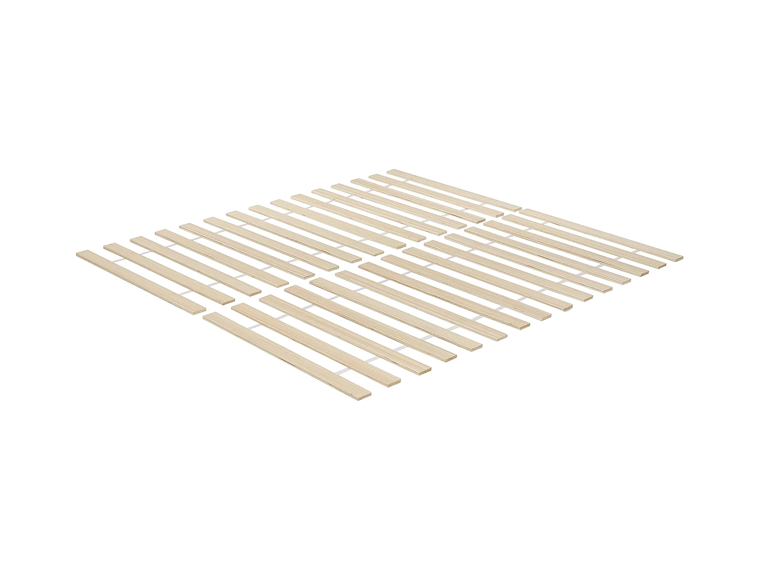 Lit avec sommier Bois de pin OLENDON 140 x 200 cm Marron clair