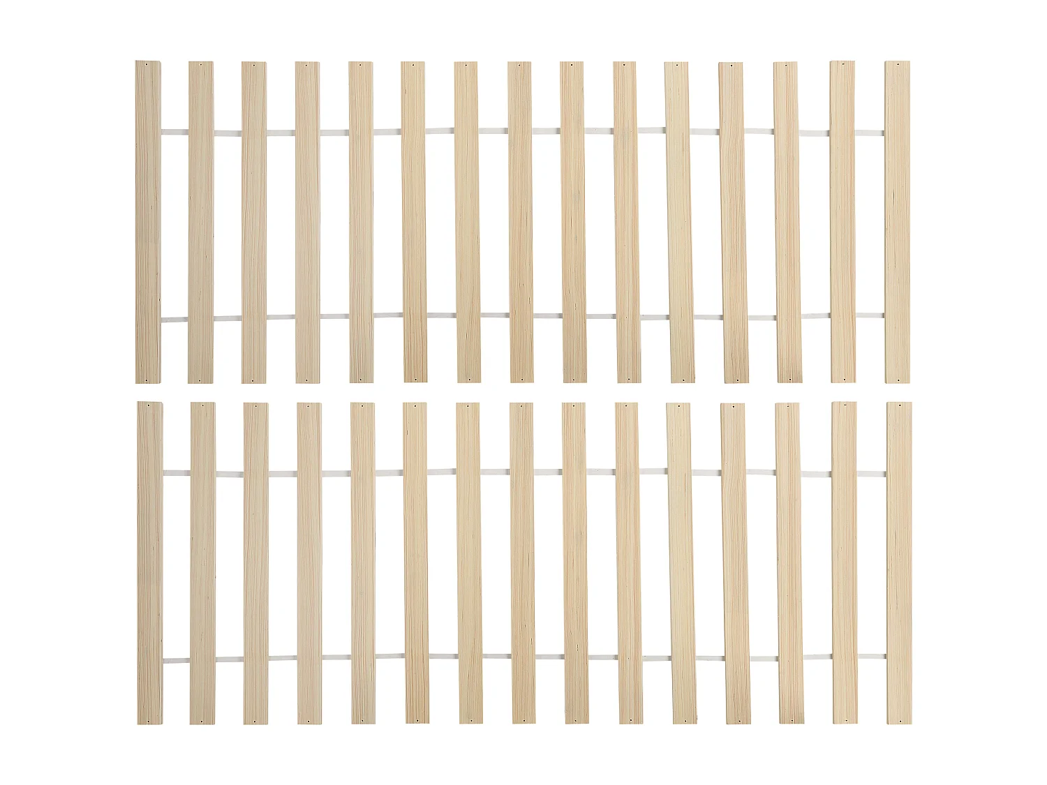 Bett mit Lattenrost Kiefernholz OLENDON 140 x 200 cm Hellbraun