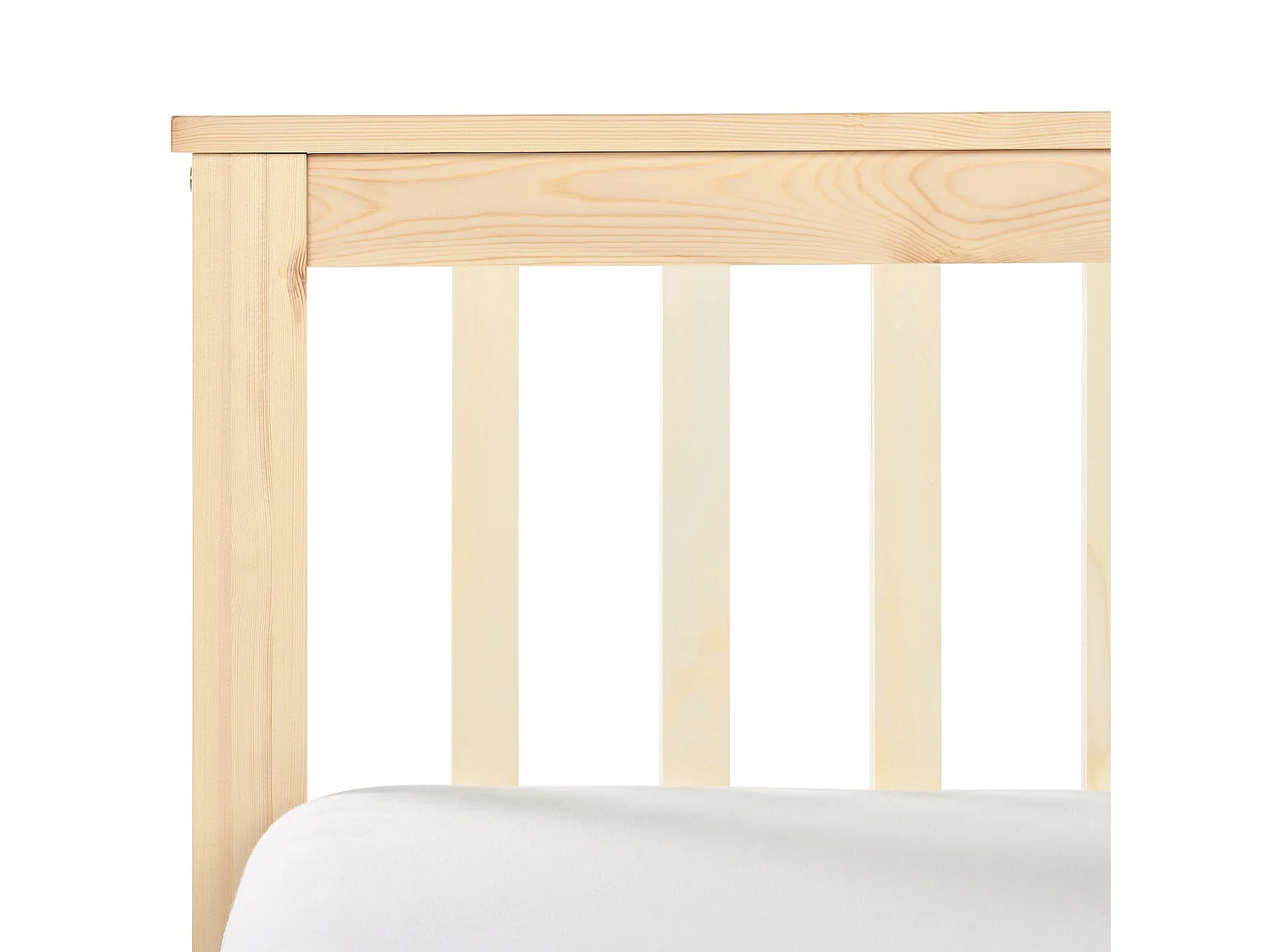 Bett mit Lattenrost Kiefernholz OLENDON 140 x 200 cm Hellbraun