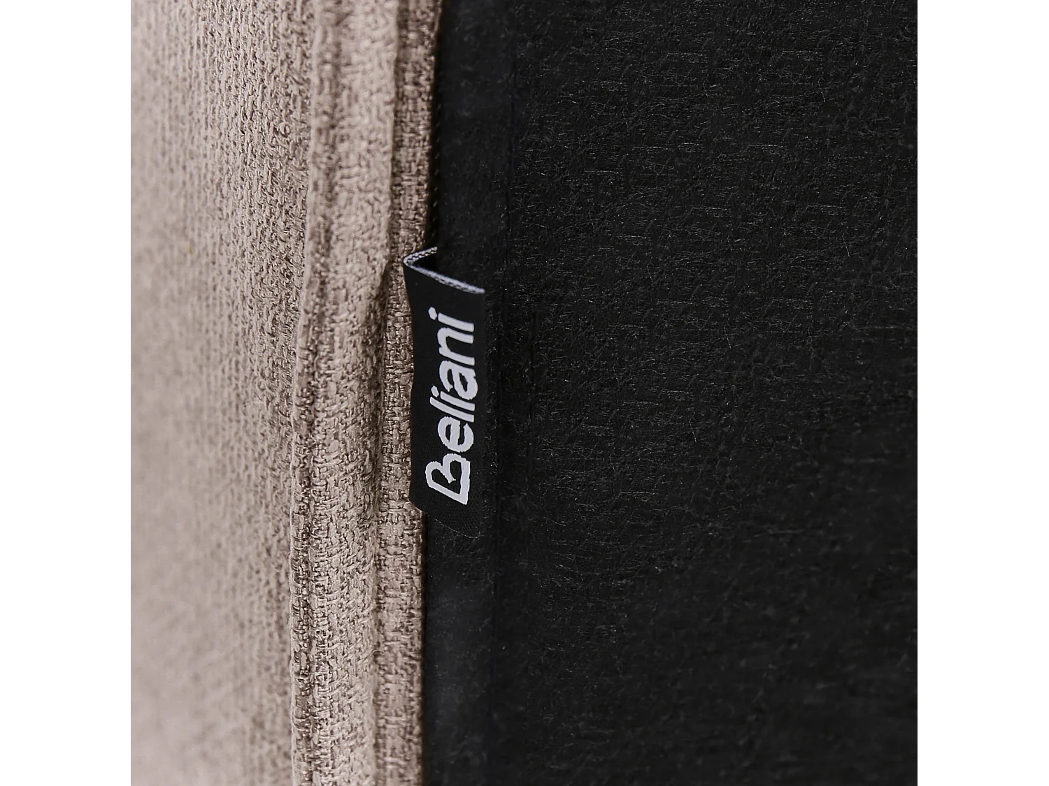 Letto Tessuto LINARDS 160 x 200 cm Marrone chiaro