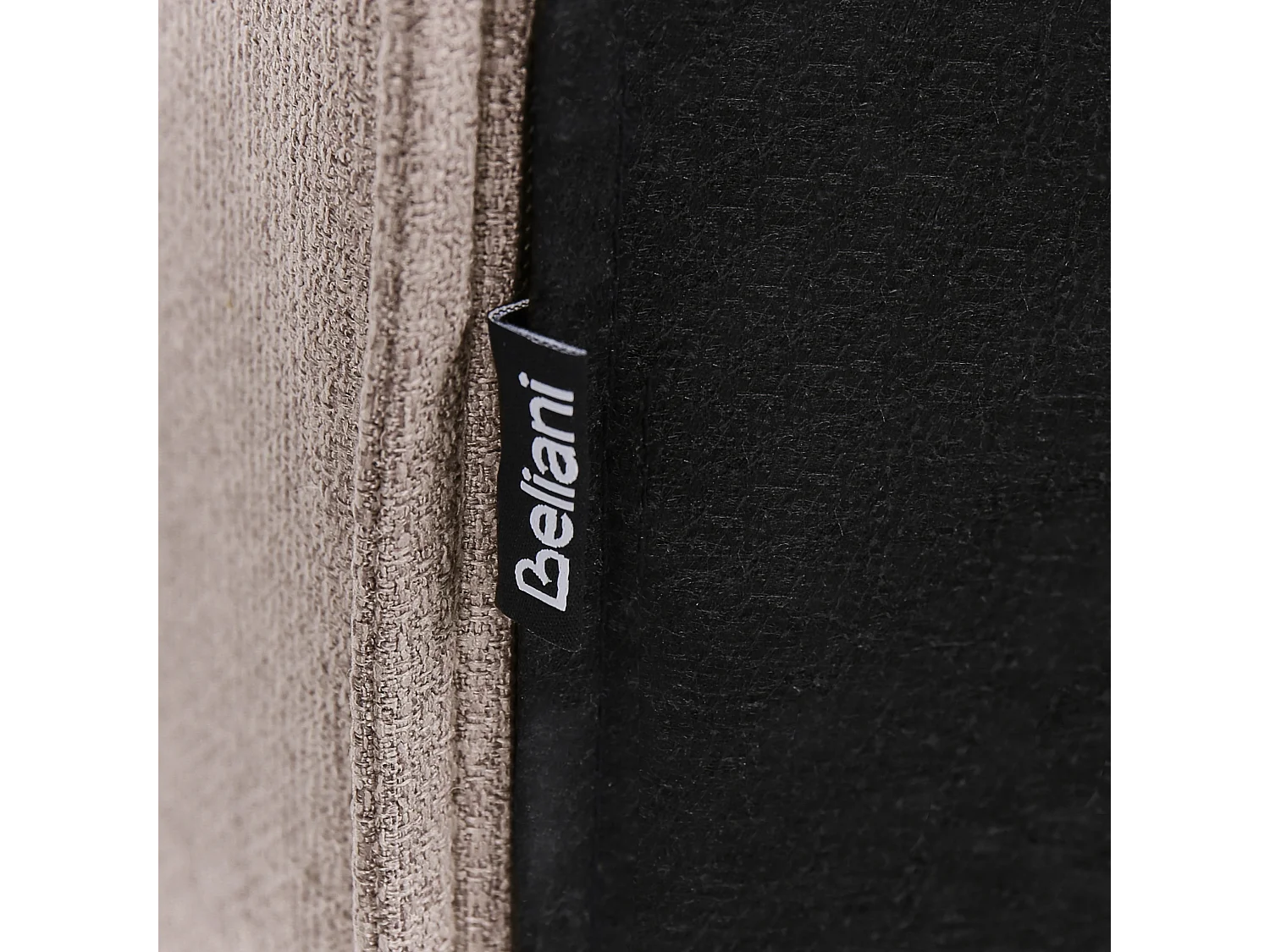 Bett mit Lattenrost Stoff LINARDS 160 x 200 cm Hellbraun