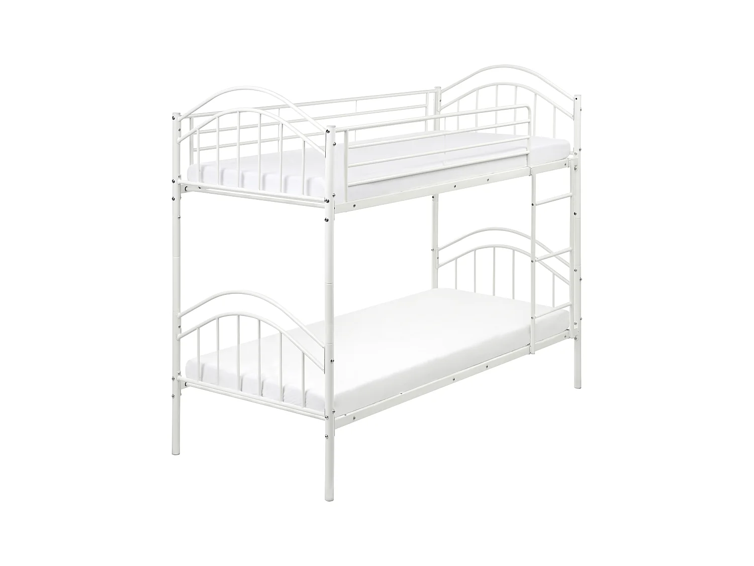 Letto a castello Metallo CHARTRES 90 x 200 cm Bianco