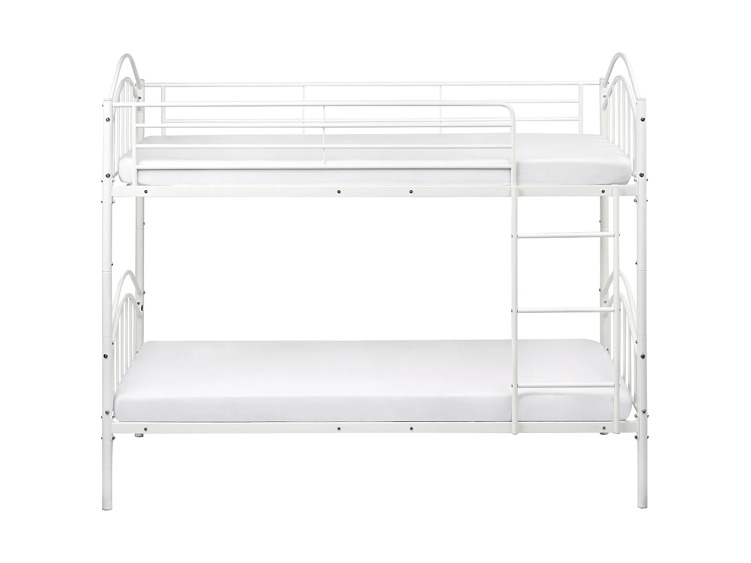 Bunk Bed Metal CHARTRES 90 x 200 cm (EU Single) White