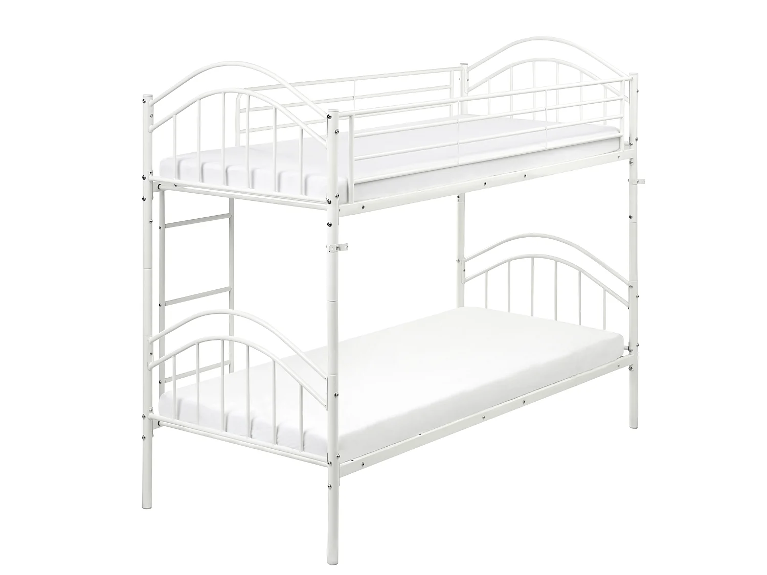 Bunk Bed Metal CHARTRES 90 x 200 cm (EU Single) White