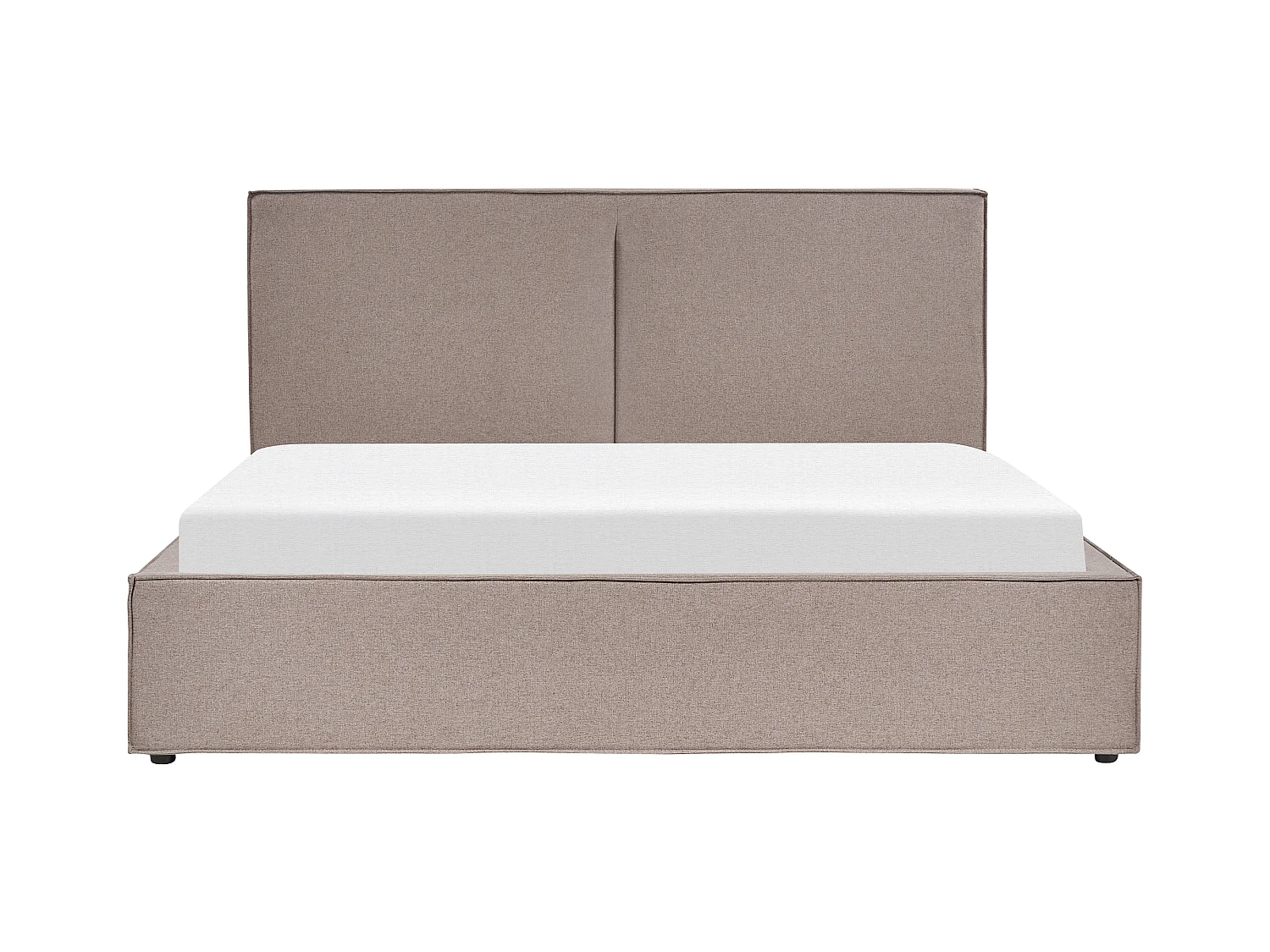 Lit ottoman Tissu MOISSAC 180 x 200 cm Taupe