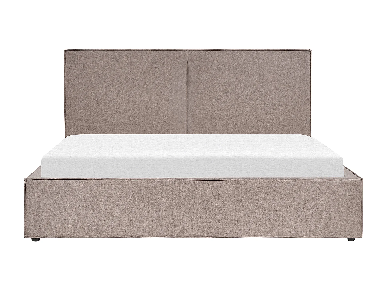 Lit ottoman Tissu MOISSAC 180 x 200 cm Taupe