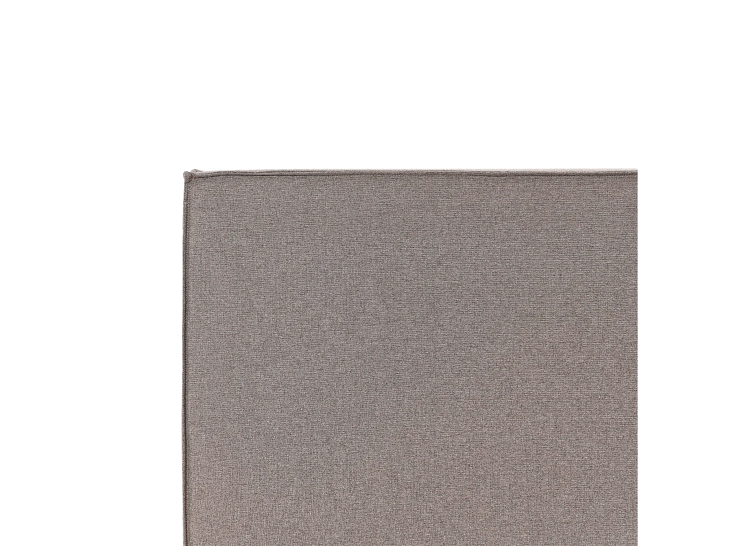 Cama baú Tecido MOISSAC 180 x 200 cm Taupe