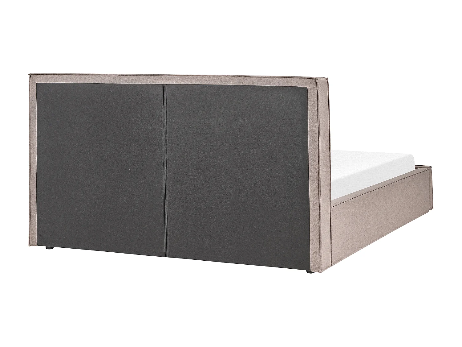 Bed met opbergruimte Stof MOISSAC 180 x 200 cm Taupe