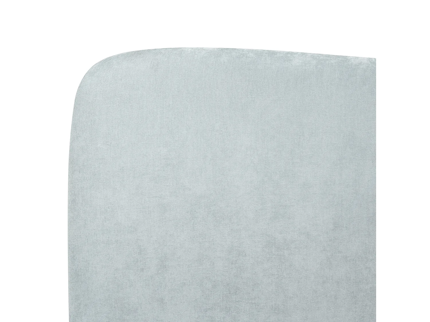 Lit ottoman Tissu BLAGNAC 180 x 200 cm Bleu clair