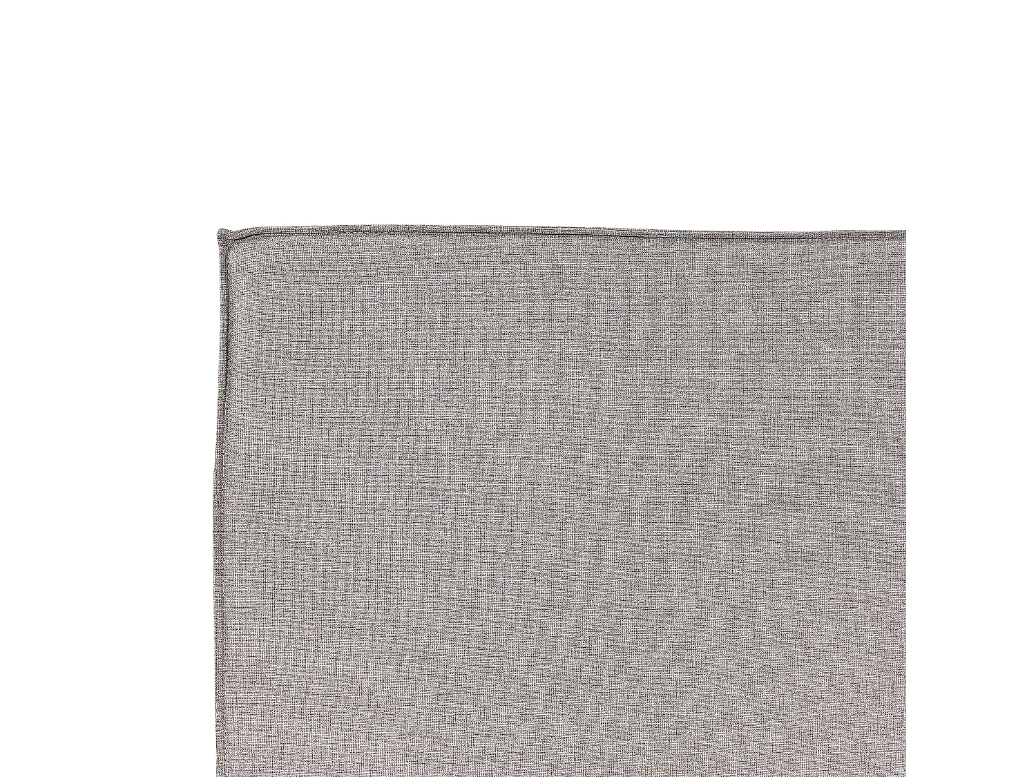 Lit ottoman Tissu MOISSAC 160 x 200 cm Gris clair