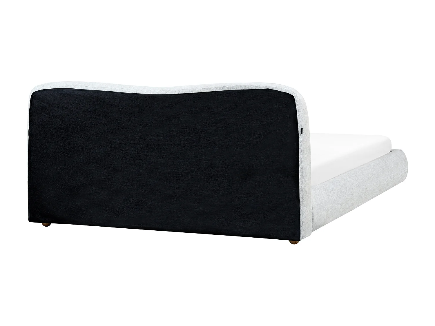 Letto contenitore Tessuto BLAGNAC 180 x 200 cm Grigio chiaro