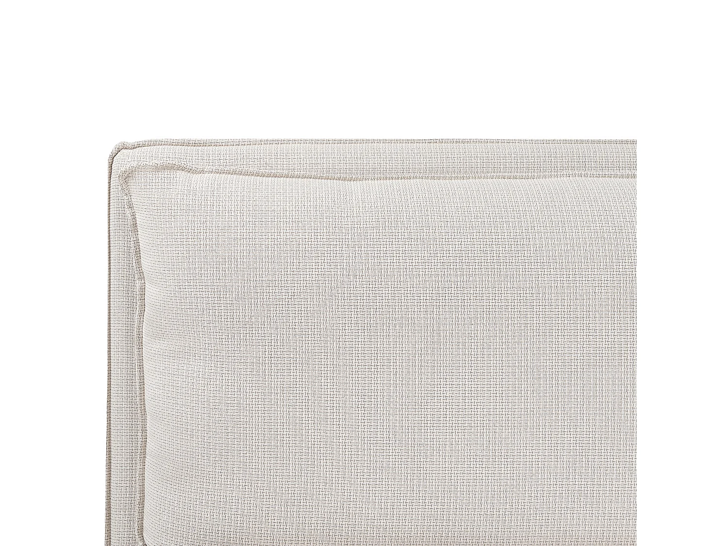 Letto contenitore Tessuto BAJONNA 160 x 200 cm Beige