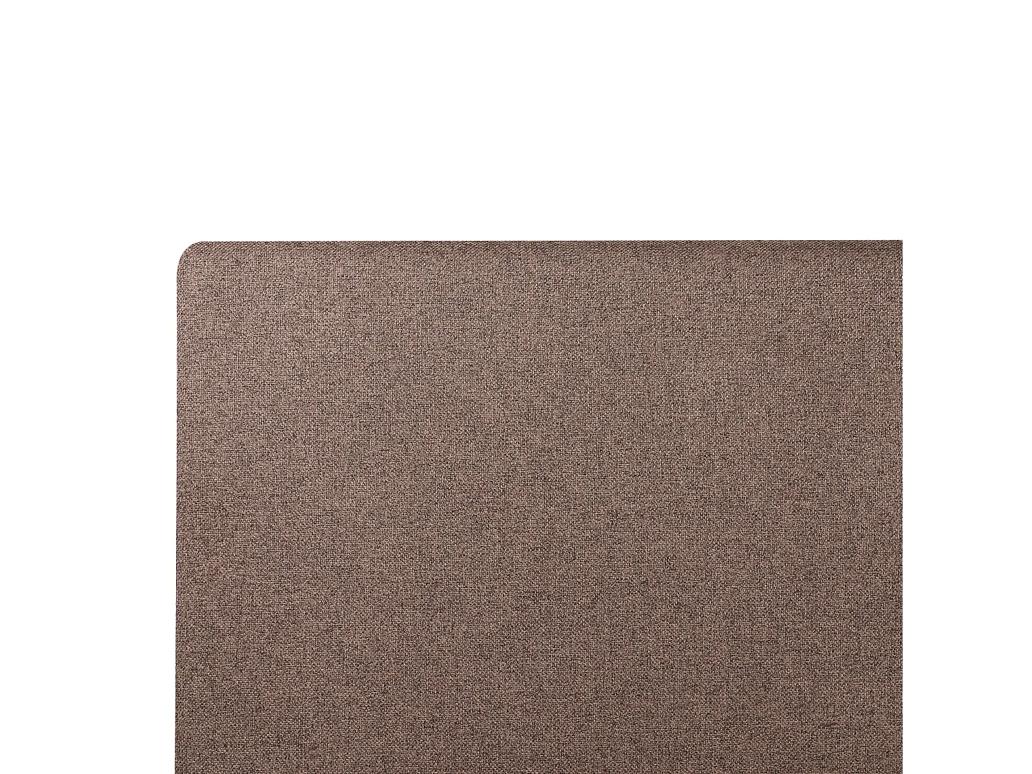 Bett mit Stauraum Stoff CAMPAGNE 180 x 200 cm Dunkelbraun