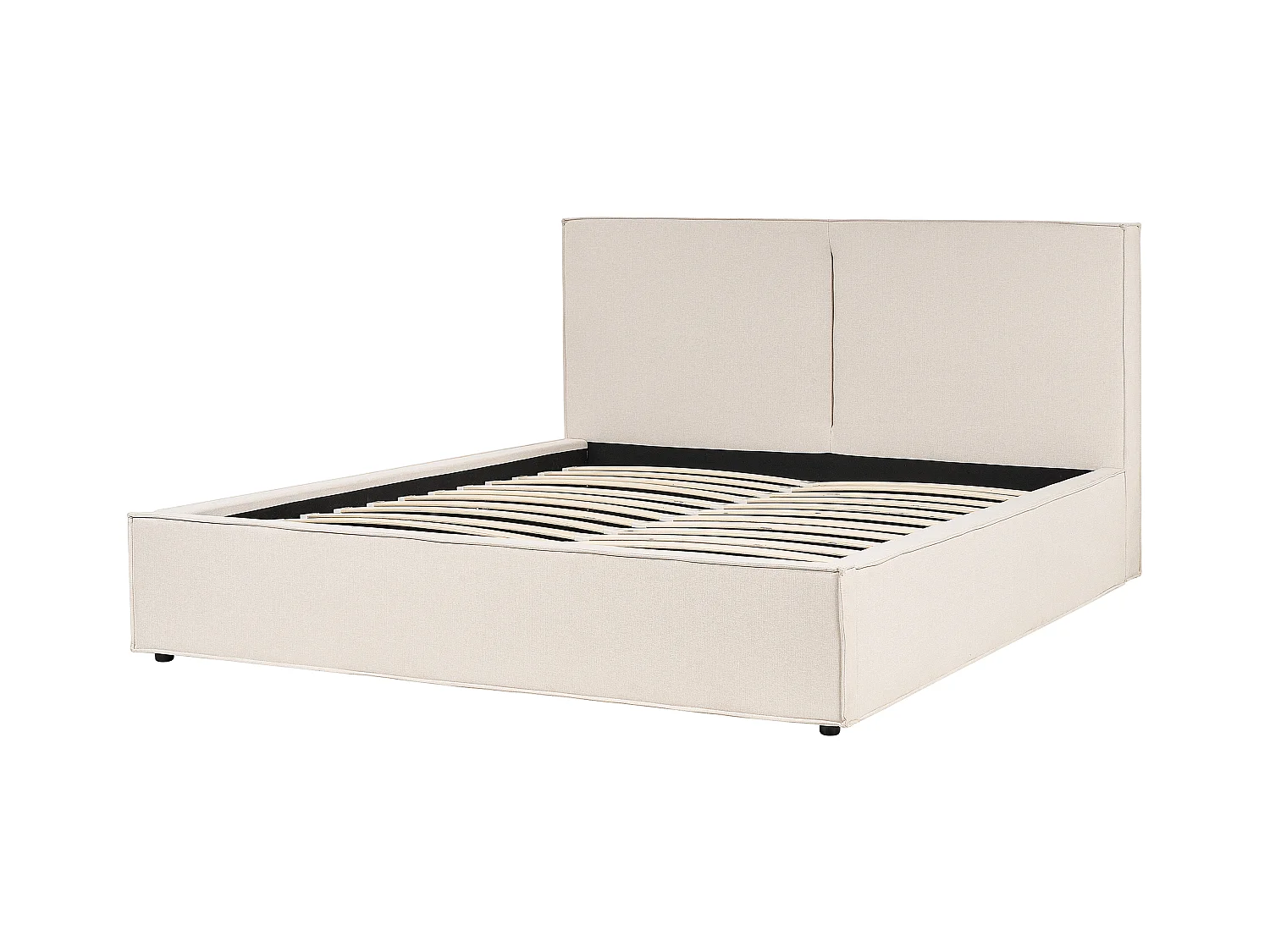 Lit ottoman Tissu MOISSAC 180 x 200 cm Beige