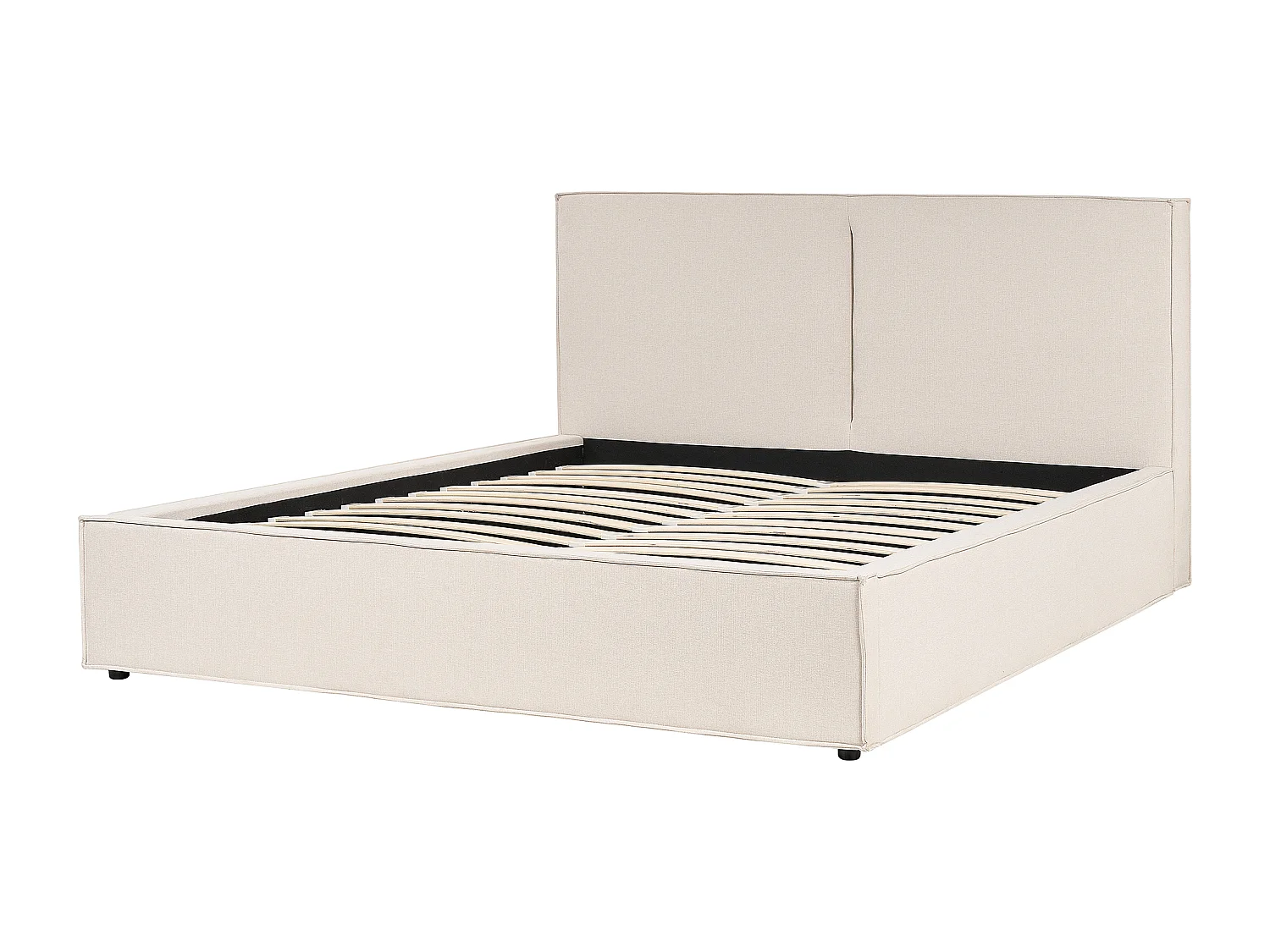 Lit ottoman Tissu MOISSAC 180 x 200 cm Beige