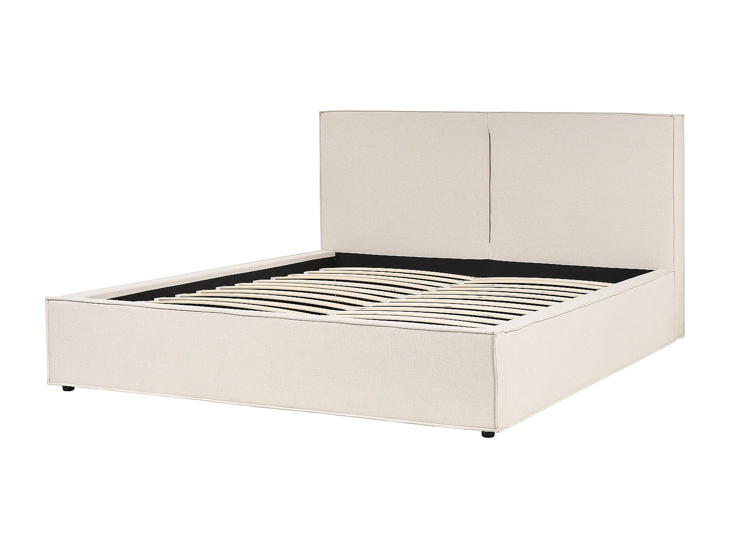Lit ottoman Tissu MOISSAC 180 x 200 cm Beige