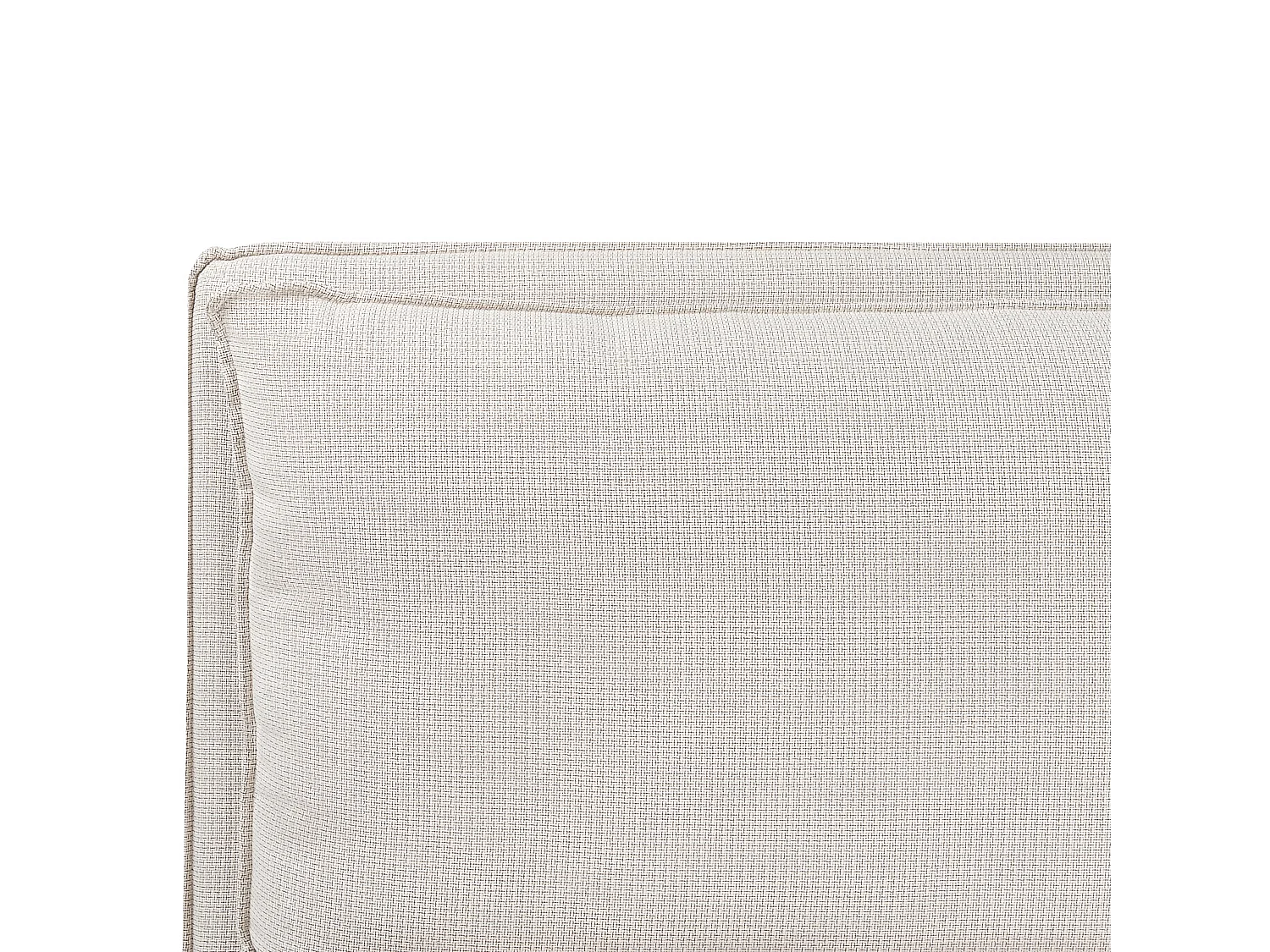 Lit ottoman Tissu BAJONNA 180 x 200 cm Beige