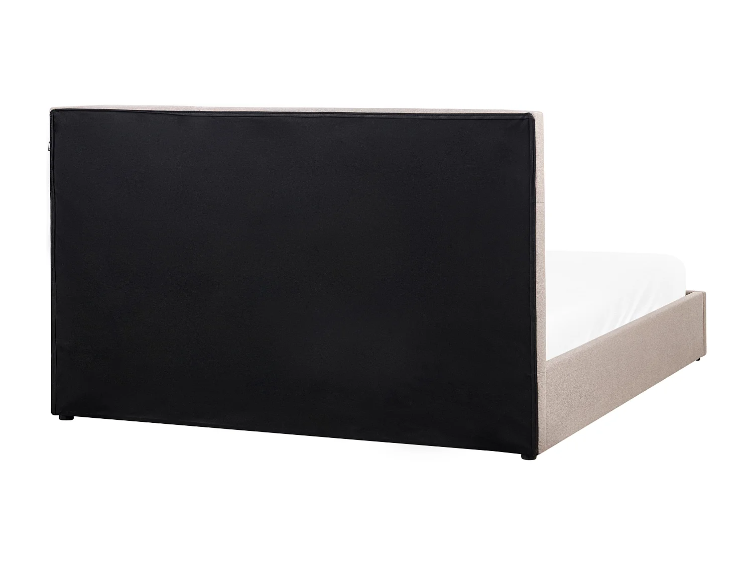 Lit ottoman Tissu LAGORD 180 x 200 cm Taupe