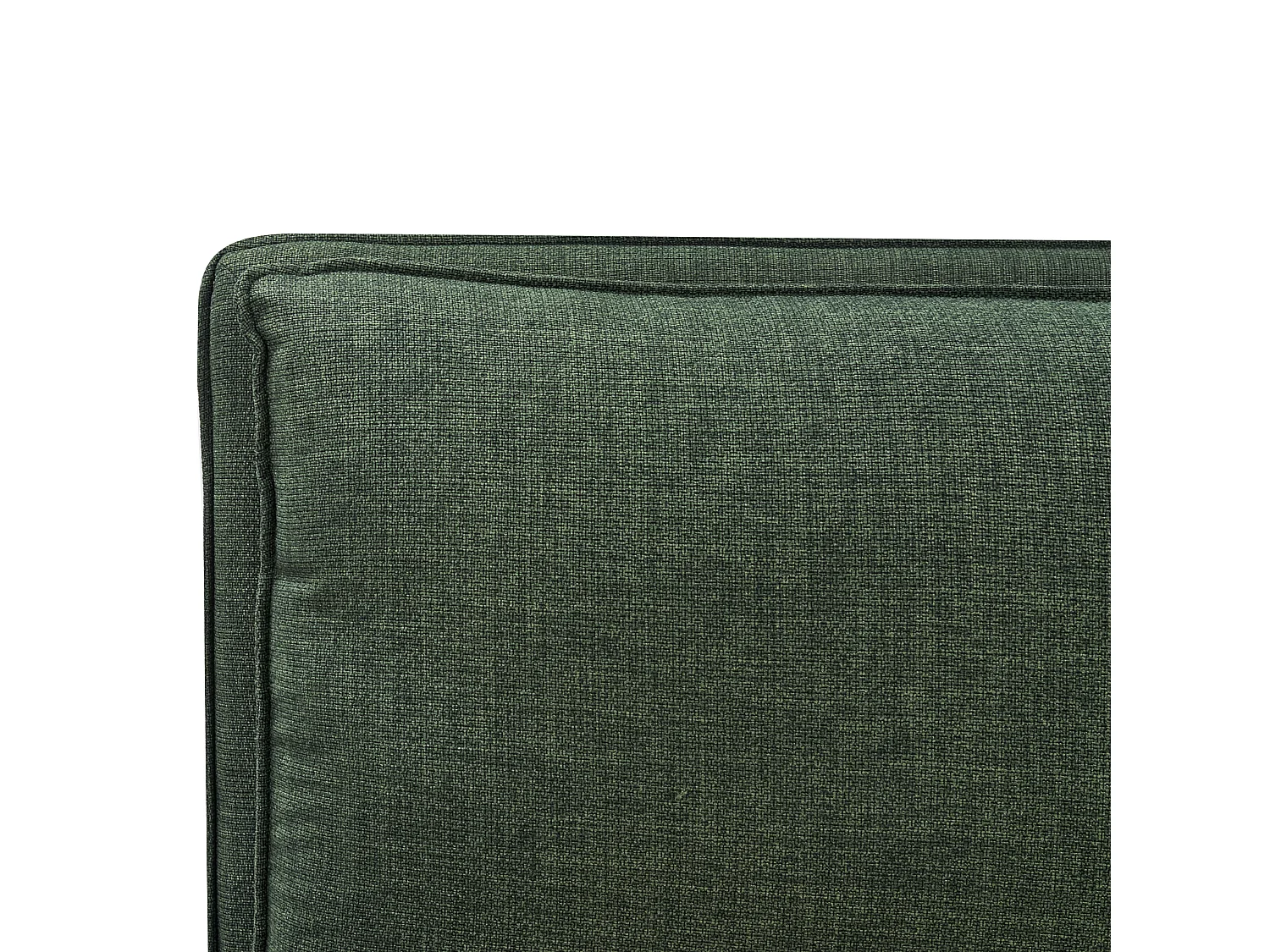Lit ottoman Tissu BAJONNA 180 x 200 cm Vert foncé
