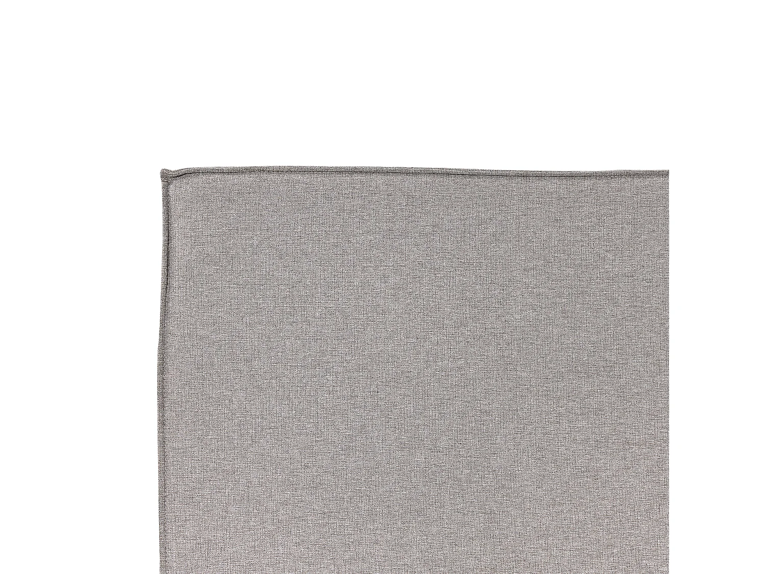 Lit ottoman Tissu MOISSAC 180 x 200 cm Gris clair