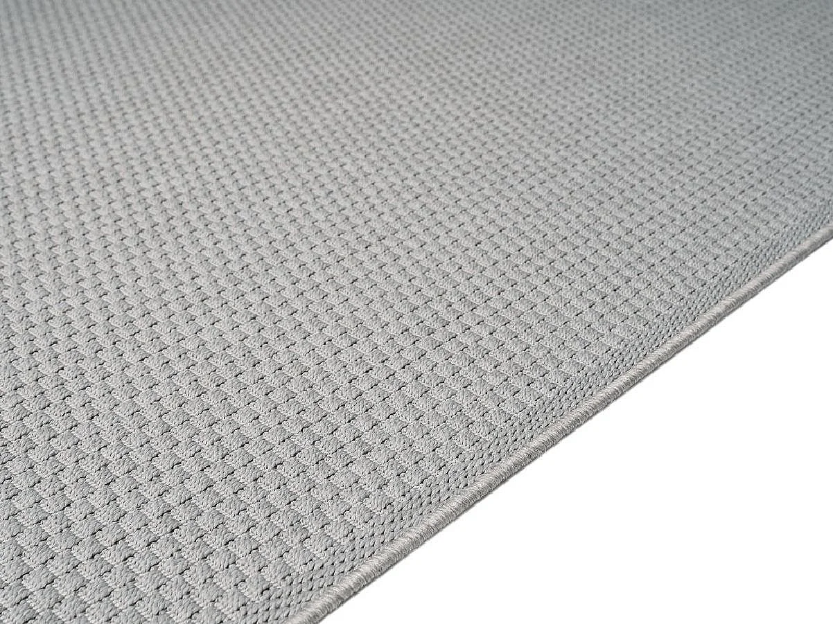 Tapis Toulouse d'extérieur uni, Gris, 140 x 200 cm