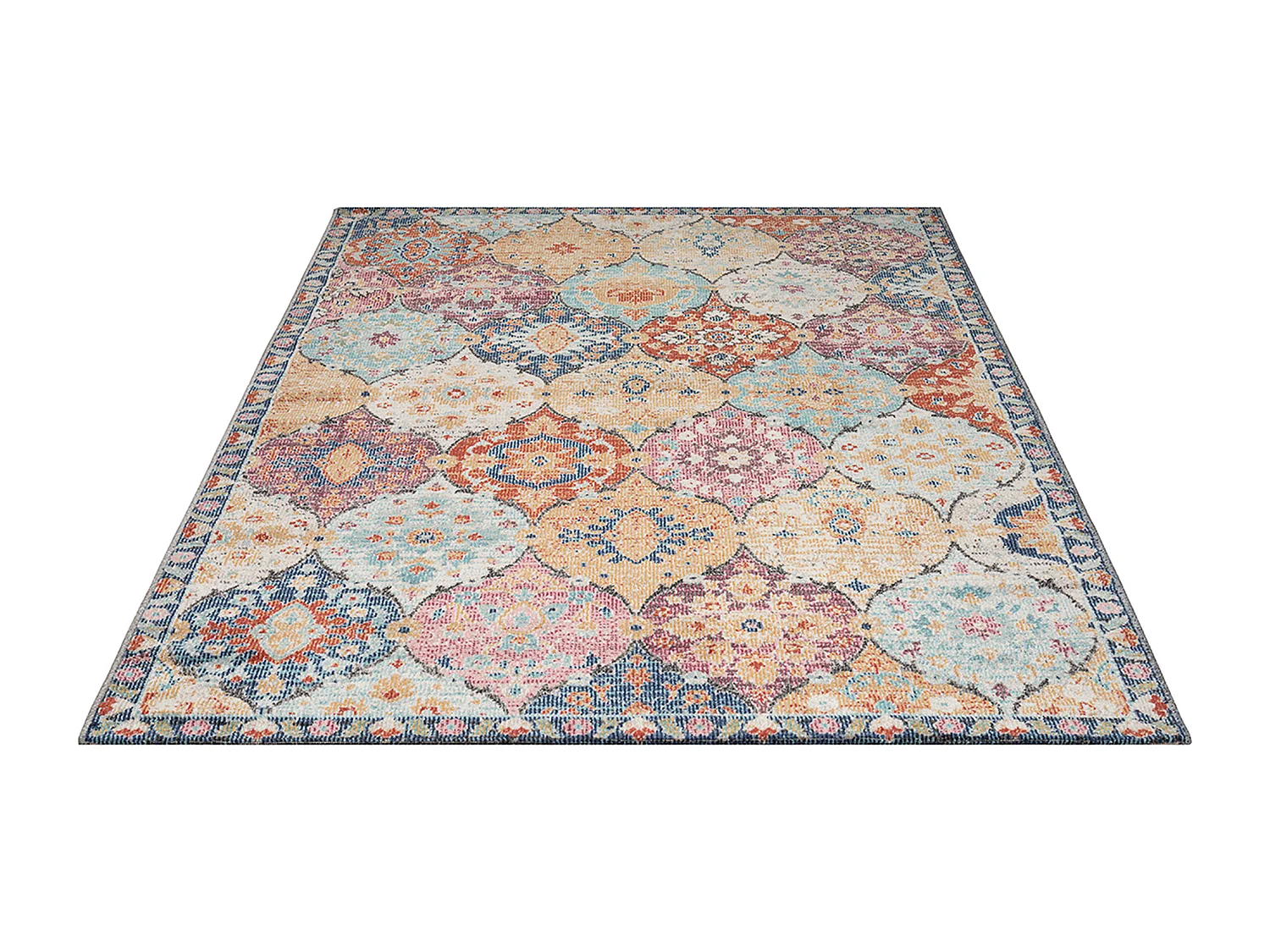 Tapis Palma d'extérieur Ornement, Multi, 80 x 150 cm