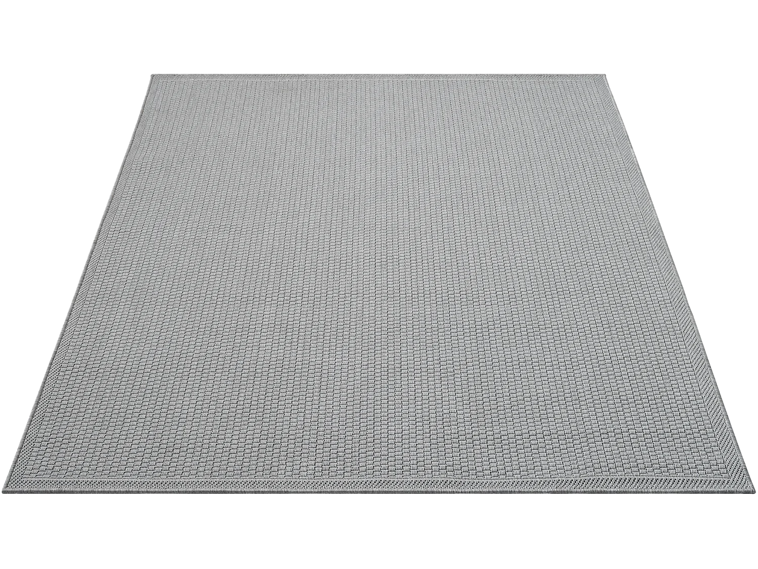 Tapis Toulouse d'extérieur uni, Gris, 200 x 280 cm