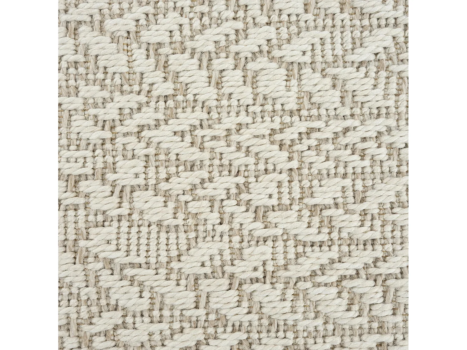 Tapijt Kansas Buiten Binnen Jute Optiek Weerbestendig - Room - 160 x 230 cm