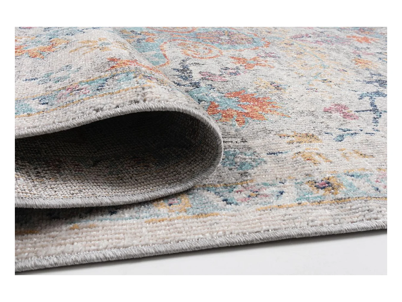 Tapis Palma d'extérieur Vintage, Multi, 120 cm, Rond