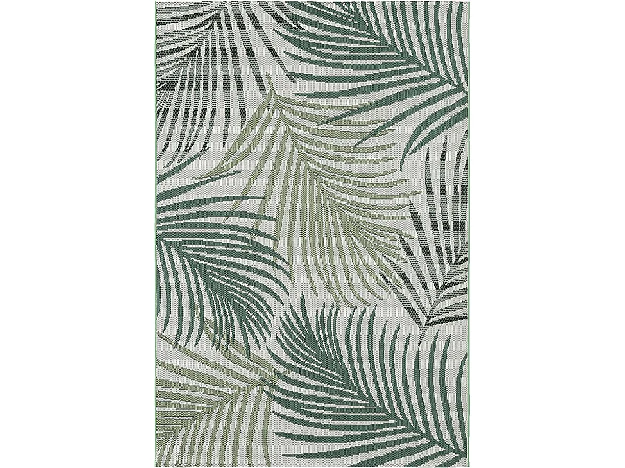 Tapis Machka d'extérieur palmier, Vert, 120 x 170 cm