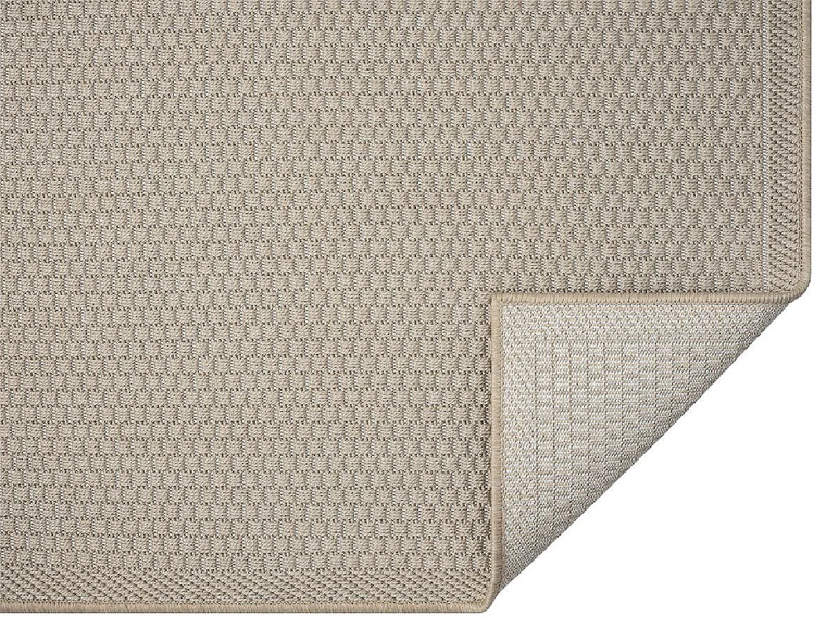 Tapis Toulouse d'extérieur uni, Beige, 80 x 200 cm