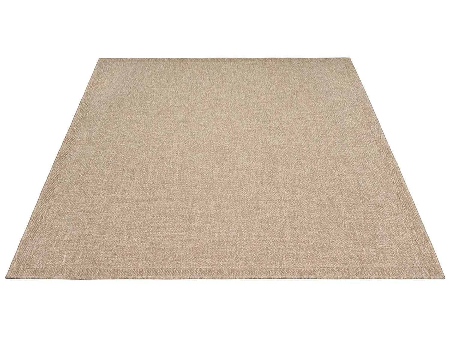 Tapis Kansas intérieur extérieur jute optique optique résistant intempéries terrasse - Nature - 160 x 230 cm