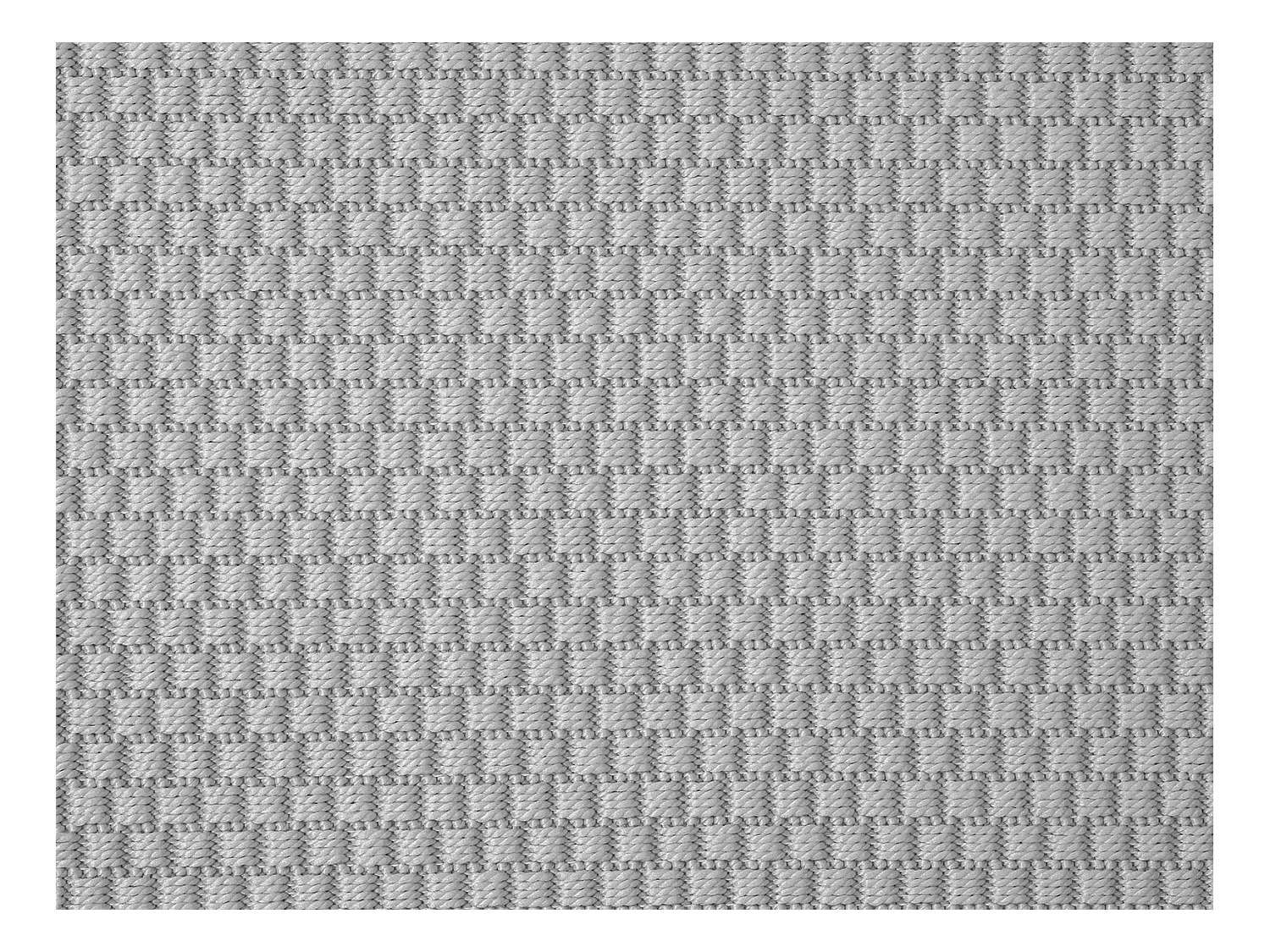 Tapis Toulouse d'extérieur uni, Gris, 120 cm, Rond