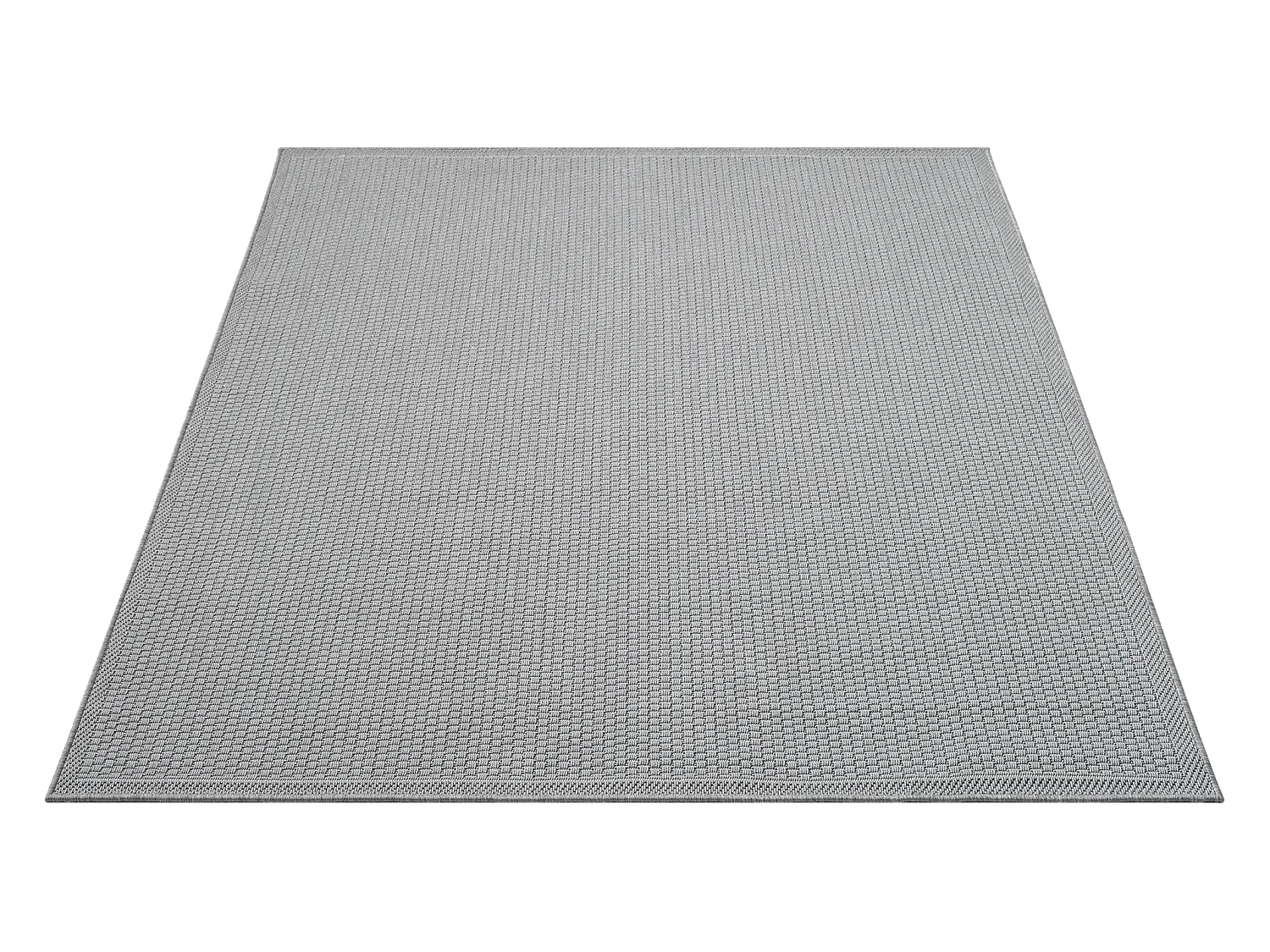 Tapis Toulouse d'extérieur uni, Gris, 160 x 220 cm
