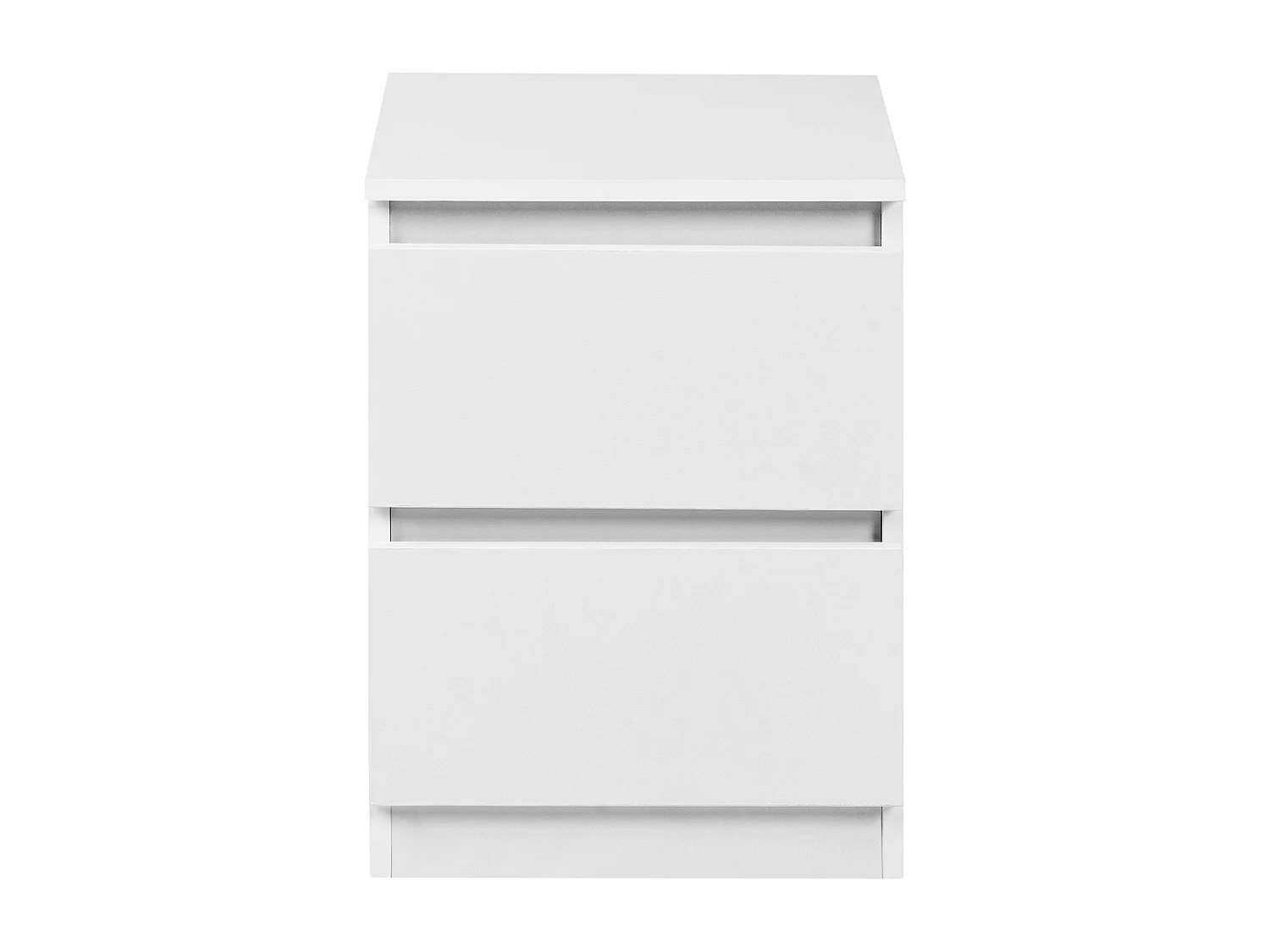 Table de nuit à 2 tiroirs WINNIPEG Blanc