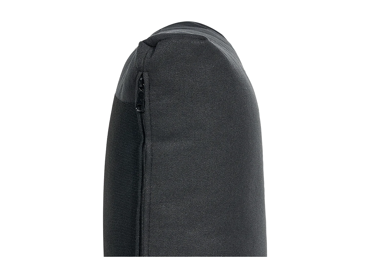 Canapé d'Angle Moderne Modulaire 5 Places Côté Gauche en Tissu Rembourré Noir Unstad