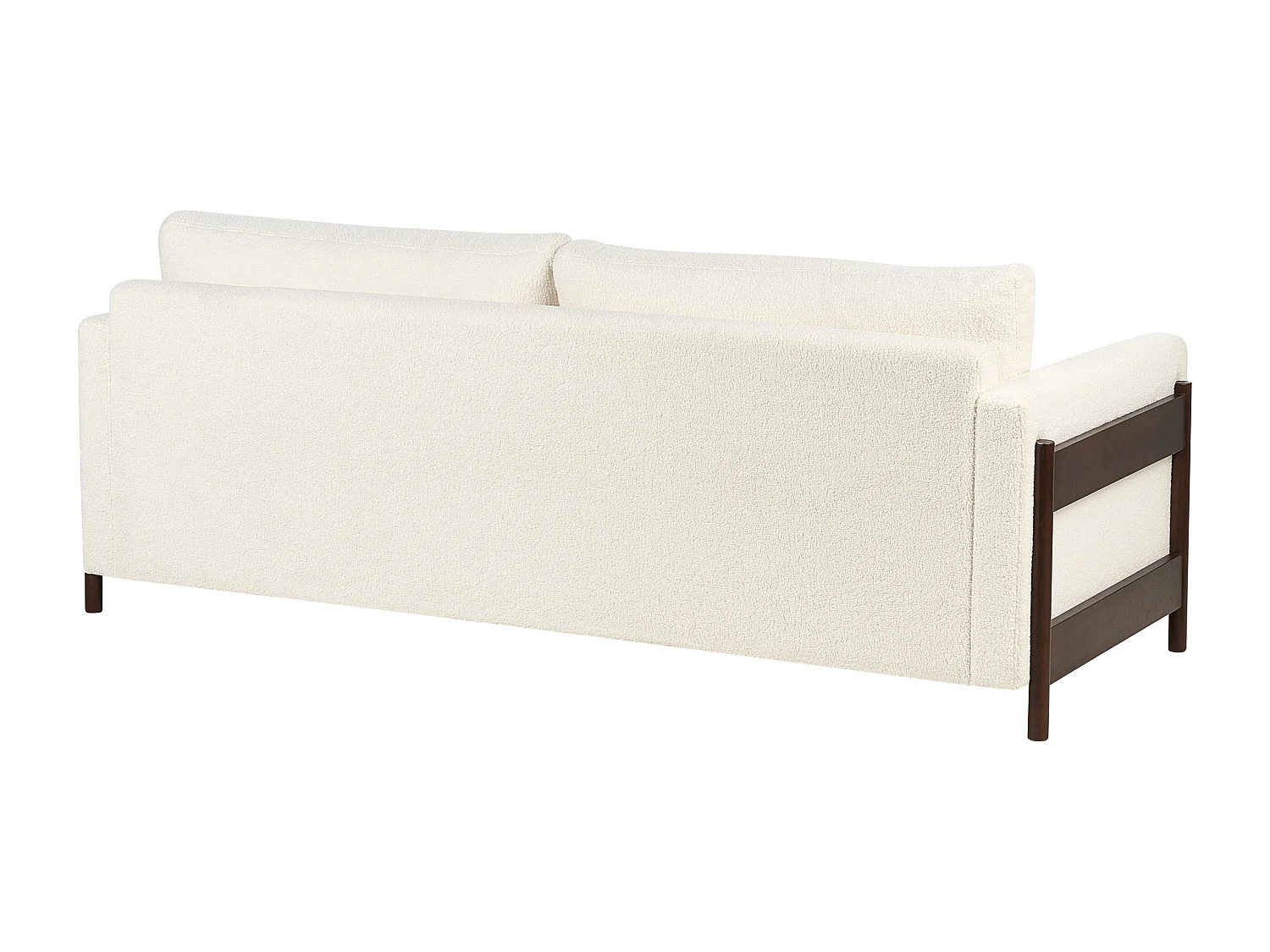 Canapé-lit 3 places ORSA Bouclé Blanc